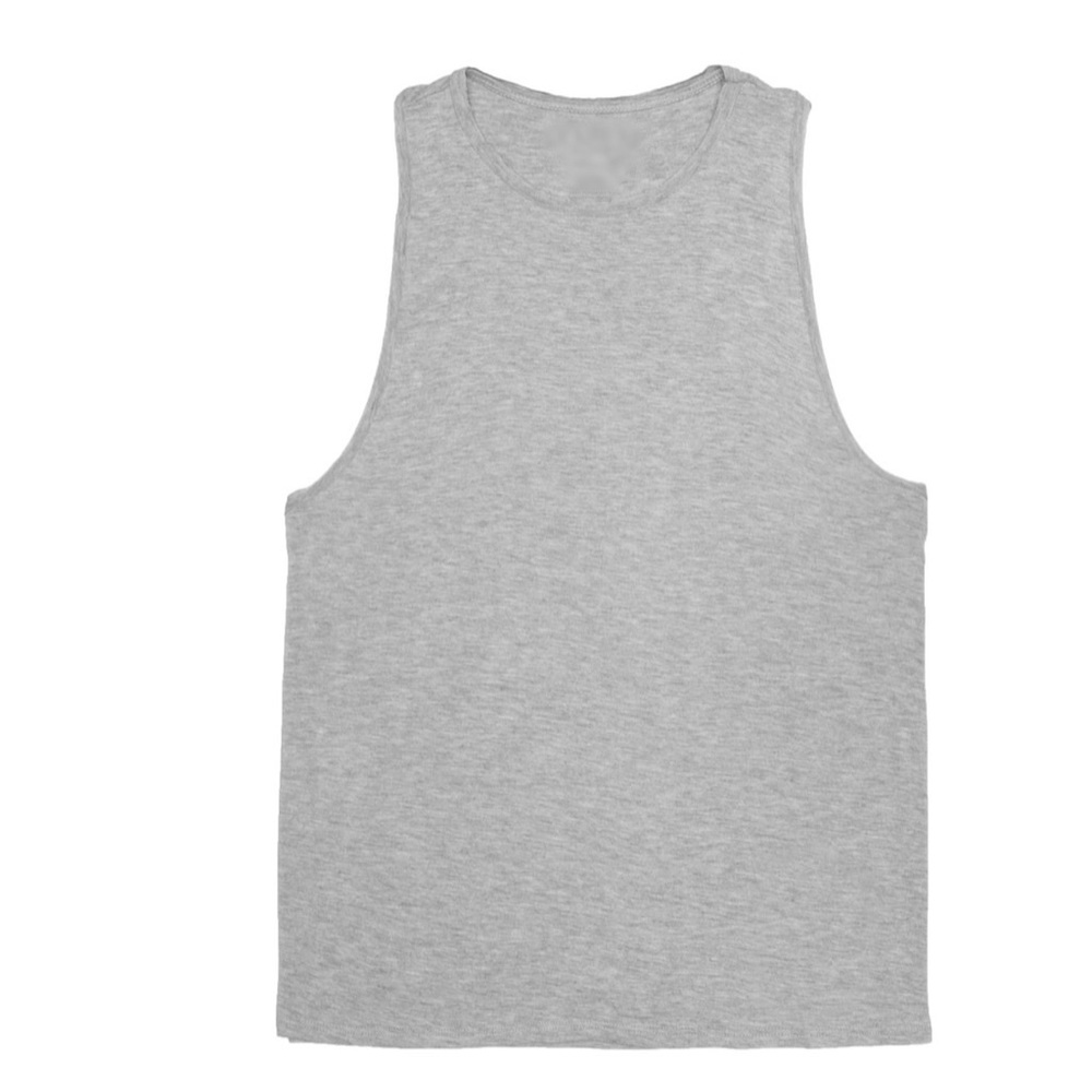NEW Modal Muscle Racerback Tank In Heather Grey - Picture 8 of 9